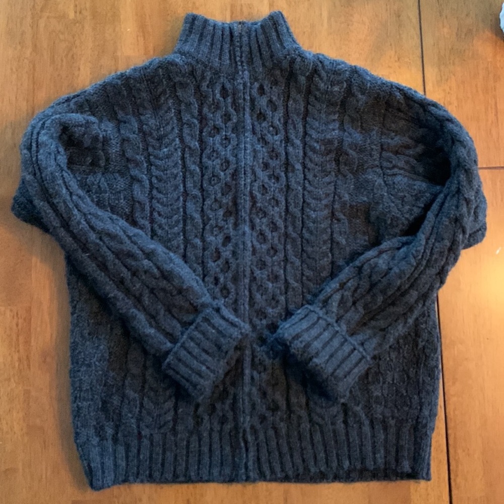 LL Bean Irish Fisherman Sweater